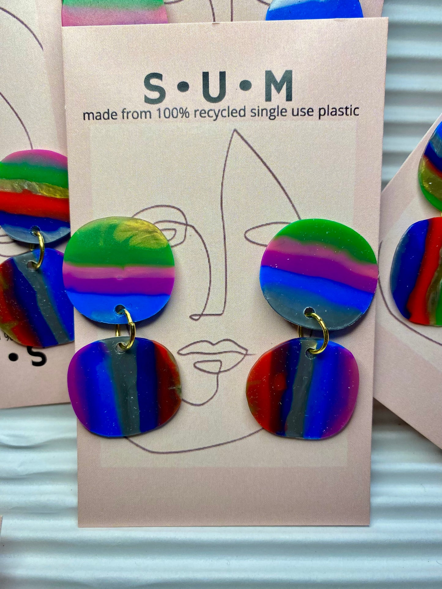 Earrings - S.U.M - Single Use Plastic