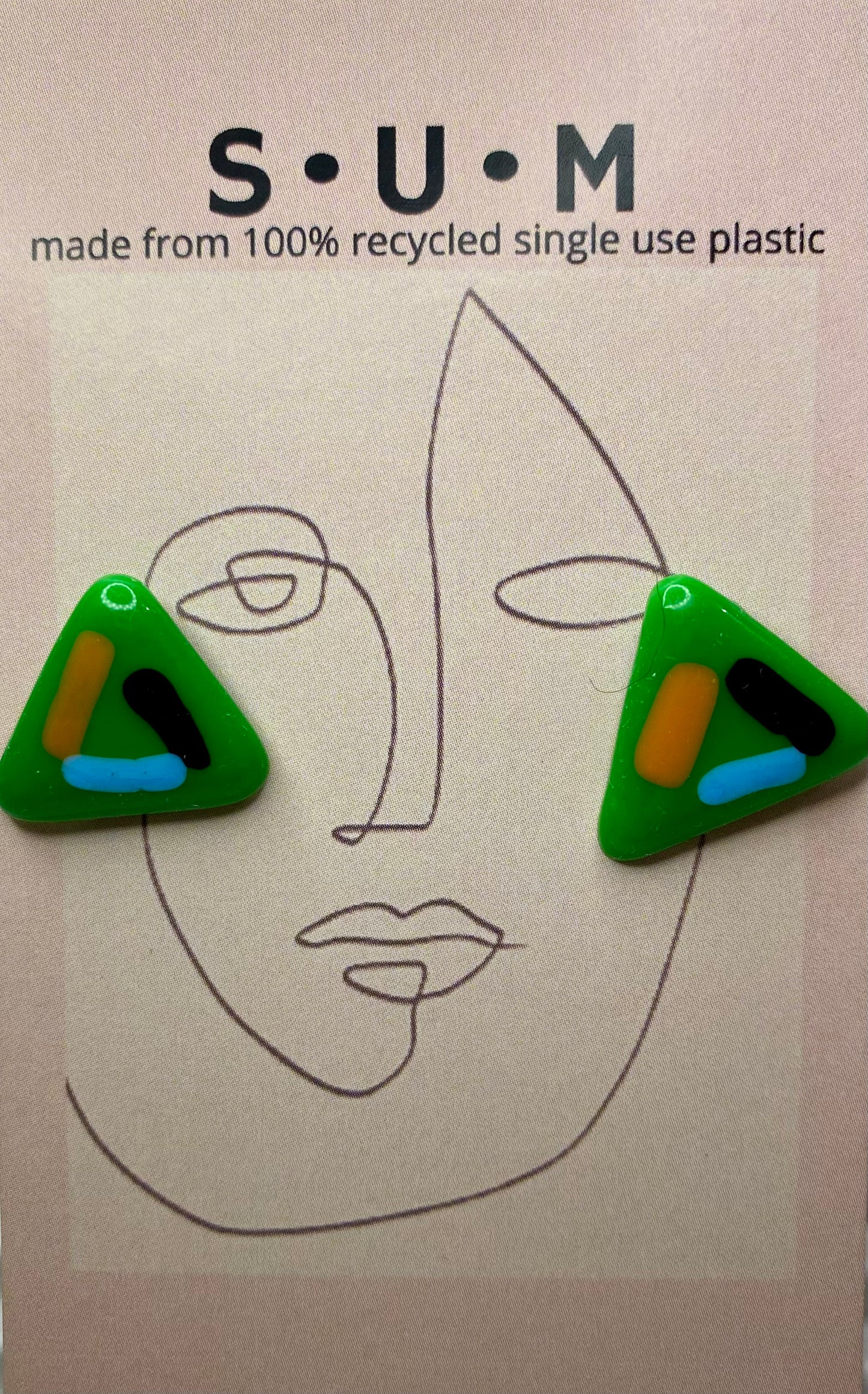 Earrings - S.U.M - Single Use Plastic