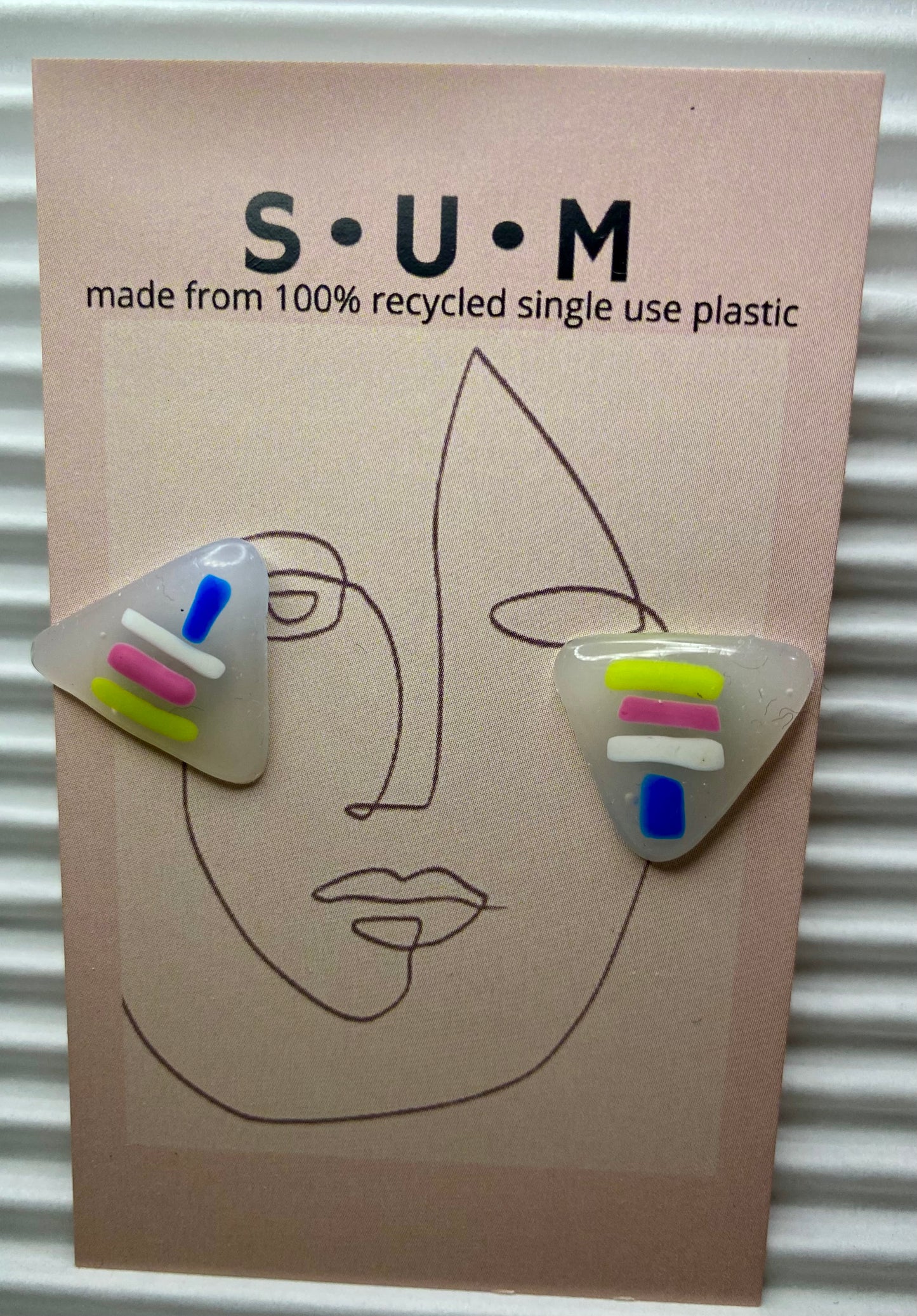 Earrings - S.U.M - Single Use Plastic