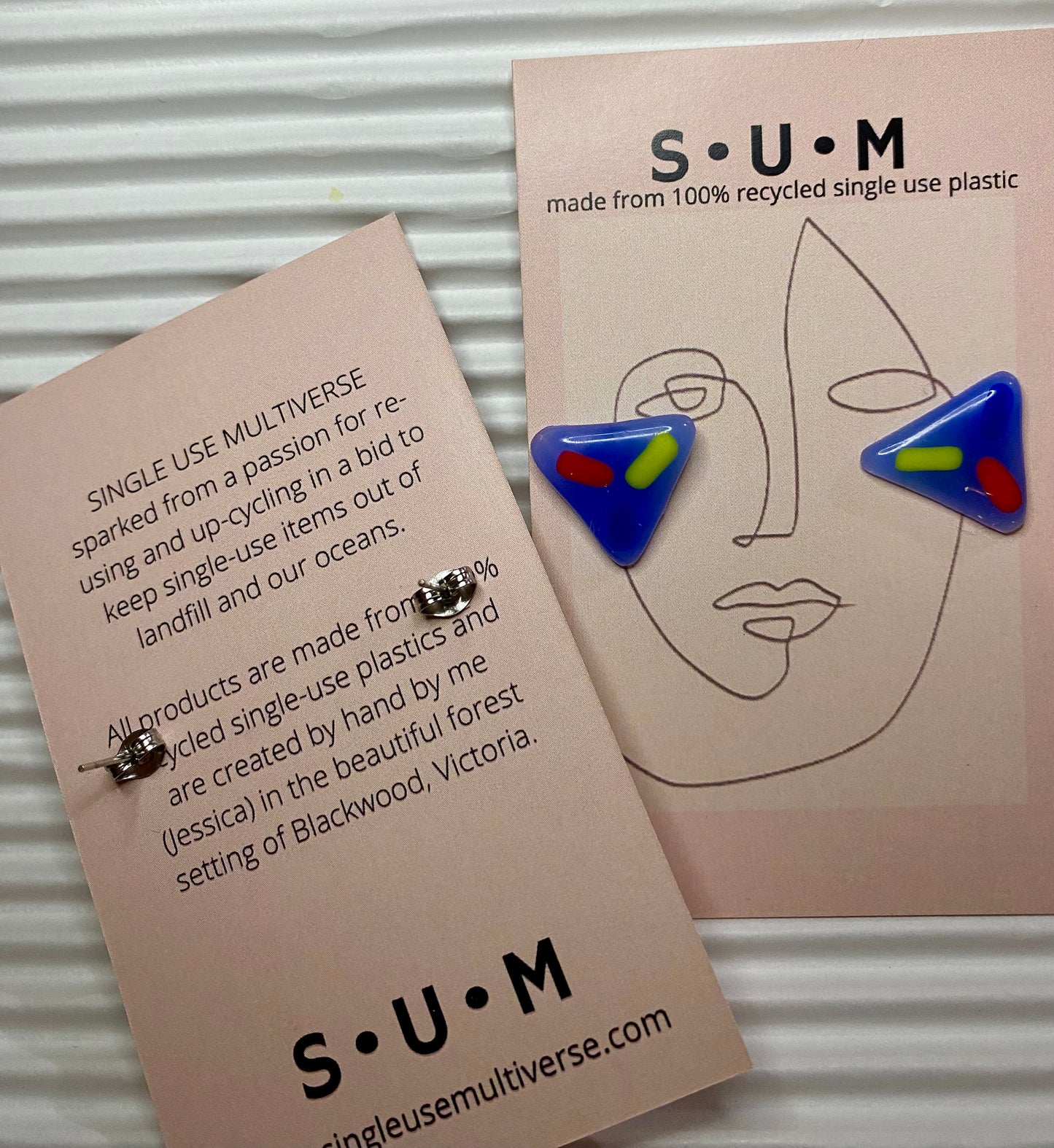 Earrings - S.U.M - Single Use Plastic