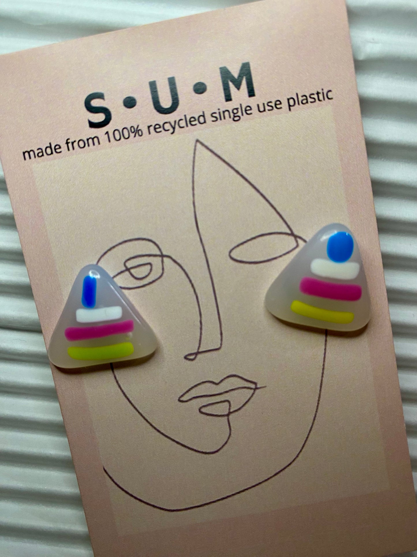 Earrings - S.U.M - Single Use Plastic