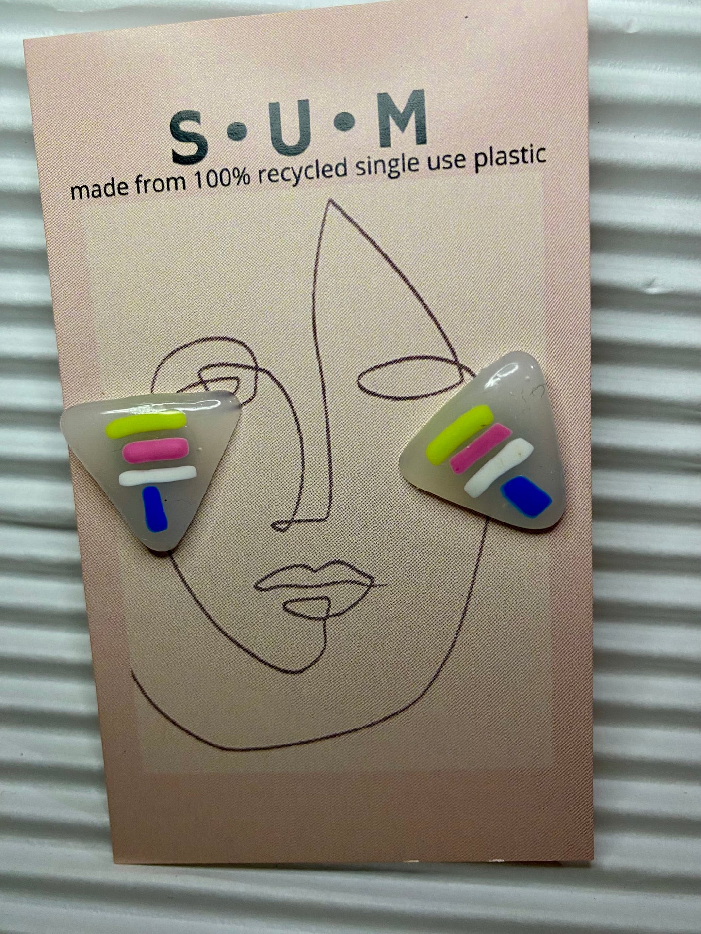 Earrings - S.U.M - Single Use Plastic