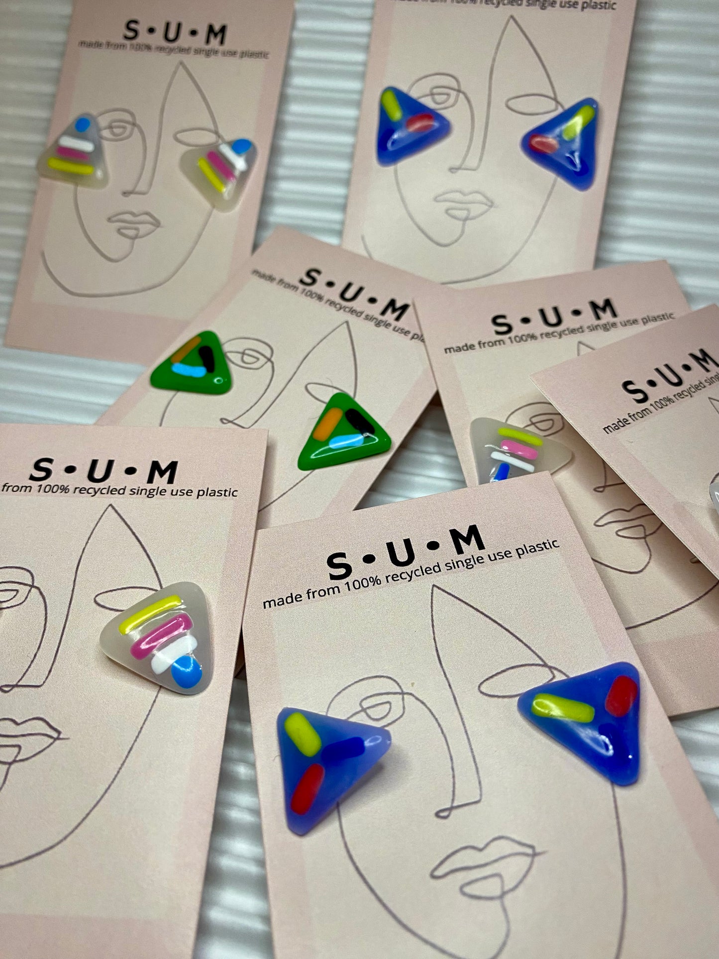 Earrings - S.U.M - Single Use Plastic