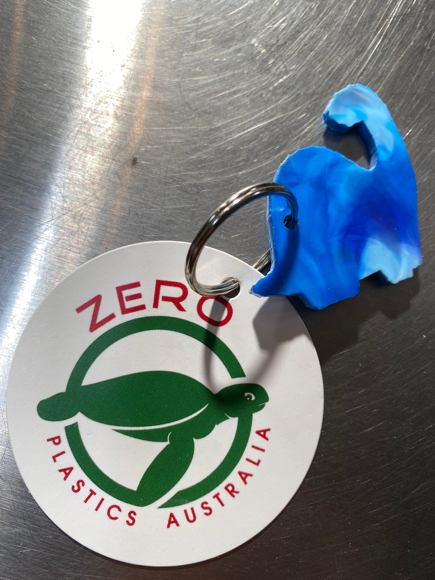 Keyrings - Recycled bottle lids - Zero.plastic.Australia