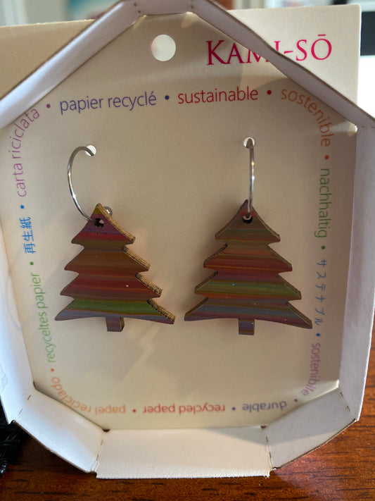 Earrings - Recycled Paper