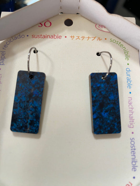 Earrings - Reversible - Recycled Paper