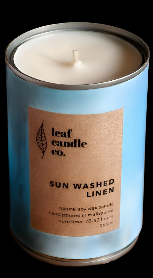 Candle - Reclaimed Tin Cans